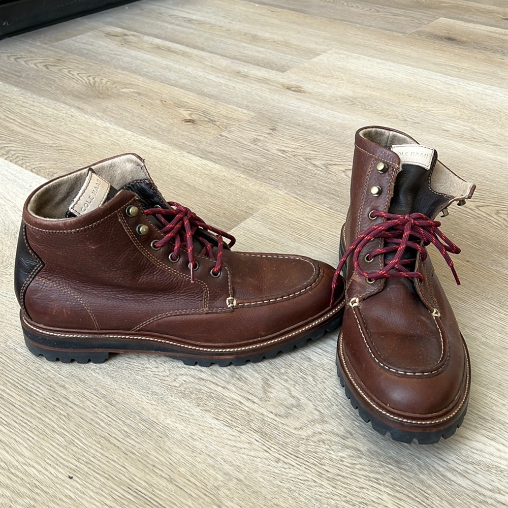 Cole Haan Grand OS Leather Boots Size 11.5!!